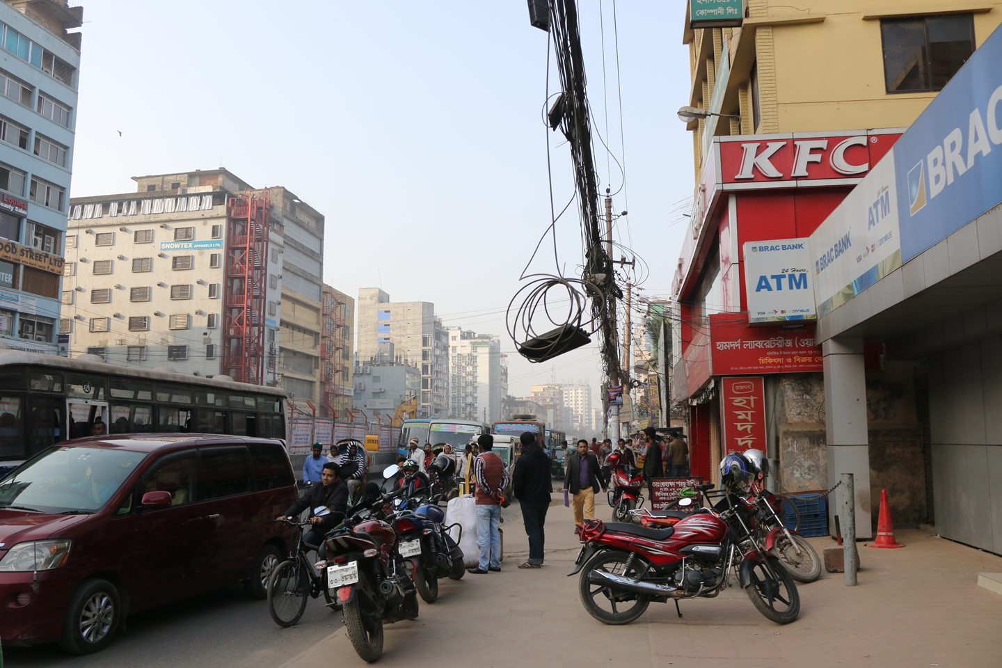 A street scene in Mirpur 12